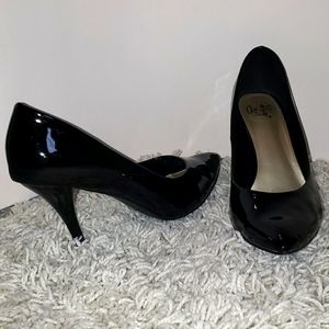 Black Patent Leather Heels
